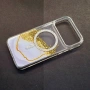 iPhone 17 Pro Max кейс MagSafe с блестящи елементи, снимка 3