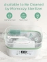 Нов BPA Free комплект за почистване на бебешки бутилки Momcozy силиконова четка поставка и кутия, снимка 8