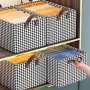 4563 Сгъваема текстилна кутия за съхранение с подсилено дъно – 40х28х20 см, снимка 6