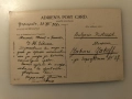 Стара пощенска картичка от Цариград 1928г, снимка 2
