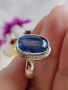 Красив сребърен пръстен с Кианит, снимка 2
