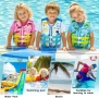 Нова Детска розова плувна жилетка Denlane S 2-3 години дете неопрен 15-19 кг за басейн море, снимка 3