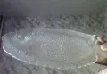Стъклено плато форма на риба ,ордьоври , снимка 1