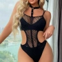 Елегантно мрежесто боди с чокър – Изкушение, което подчертава всяка извивка, снимка 6