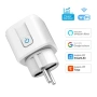 Смарт WiFi контакт 20A 4400W Tuya – Мониторинг на консумацията, Alexa, Google Home, Таймер 10316, снимка 9