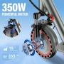 Електрическа тротинетка D8 Pro 350W | 31 км/ч, до 30 км пробег, APP, нова, снимка 4