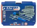 EXPERT BY FACOM 1/4 гедоре /гидория 73части къси дълги вложки камъни комплект, снимка 1