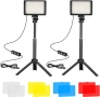 Комплект от 2 LED видео лампи, снимка 1