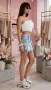 Bershka дамска къса дънкова пола , снимка 9
