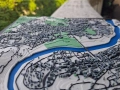 Авторски 3D Релефен макет на гр. Кърджали – Луксозна Карта / Уникален Декор, снимка 8