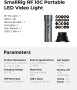 Професионално осветление SMALLRIG RF10C RGB LED Photography Flashlight, снимка 1