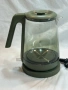Стилна стъклена кана за вода Livoo DOD216V – 1.7L, LED осветление (Зелена), снимка 3