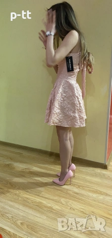 Дамска нежна рокля , снимка 2 - Рокли - 53975594