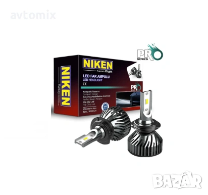 LED крушки HB3 NIken ПРО, снимка 2 - Аксесоари и консумативи - 54368151