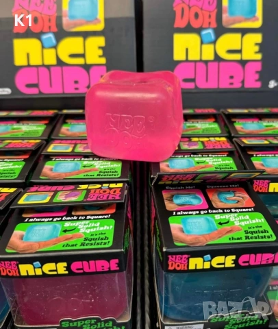 Ice Cube скуиши, Айс кюб, Ледено Кубче Squishy Nee Doh 
