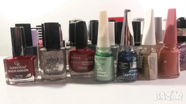 Лот 93 различни лакове за нокти - използвани малко или много, снимка 7 - Други - 54193551