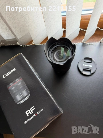 Canon RF 24-105mm f/4L IS USM, снимка 3 - Обективи и филтри - 54873033