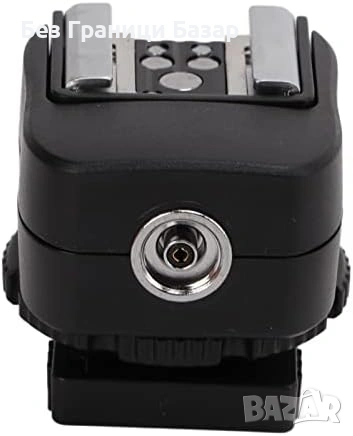 Нов Адаптер за светкавица PC Sync Hot Shoe Sony A6400 A6500 A7 A9 фото част, снимка 8 - Чанти, стативи, аксесоари - 54150648