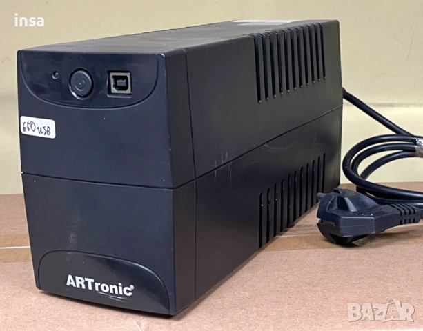 Няколко броя UPS-и Artronic ART600 и ART650 360W с изходи C13 и Шуко, снимка 6 - Друга електроника - 54227902