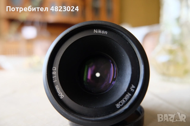 Nikon Nikkor 50mm f1.8 AF-D Lens. Nikon F Mount, снимка 2 - Обективи и филтри - 54514296
