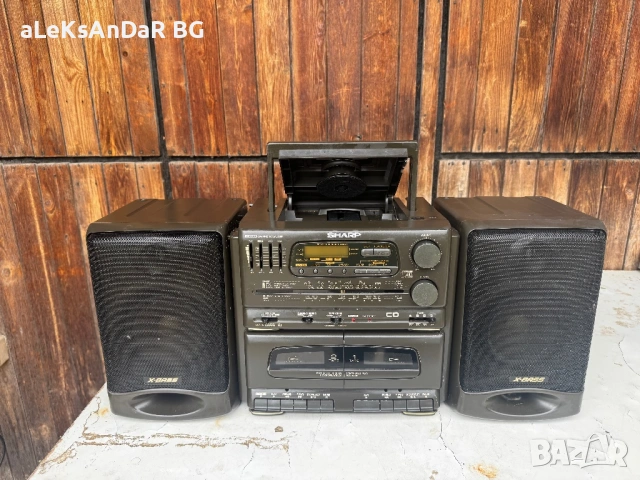 Радио касетофон sharp cd555h