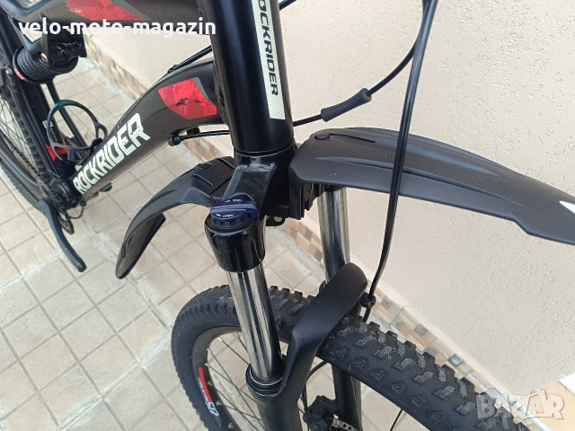 Планински велосипед Rockrider ST 530 S (27.5") – Full Suspension, снимка 10 - Велосипеди - 54378830