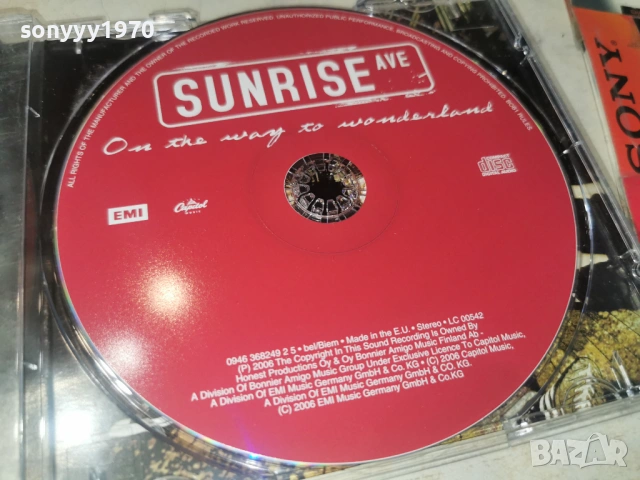 SUNRISE CD ВНОС GERMANY 1006261011H2E6R, снимка 2 - CD дискове - 54843998