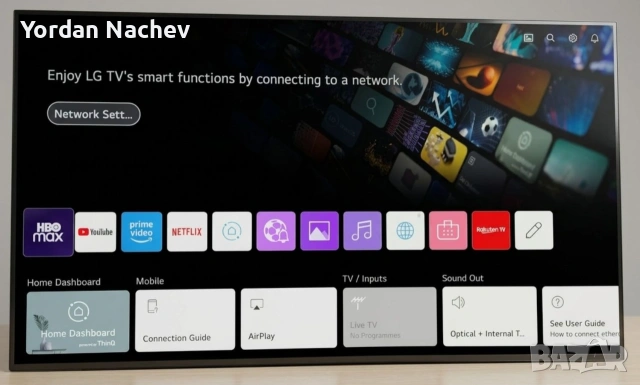 LG телевизор 55 инча SMART LED, снимка 3 - Телевизори - 55043073