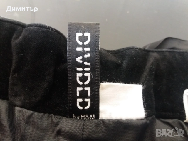 Пола от кадифе и дантела H&M, снимка 7 - Поли - 54246817