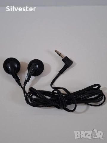 Три броя Черни слушалки със и без сгъваем двоен Audio jack / аудио джак 3.5 мм., снимка 9 - Слушалки, hands-free - 55225241