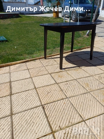 Масивна дървена маса 120 на 90см, снимка 2 - Маси - 54172263