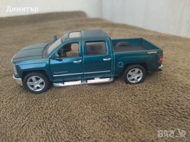 Метална количка Chevrolet Silverado !!!, снимка 2 - Колекции - 54900326