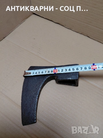 Соц Стара Ръчно Кована Брадва 1.200кг. НОМЕР 402., снимка 9 - Антикварни и старинни предмети - 54102292
