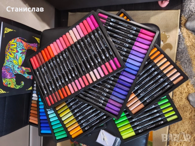 Цветни маркери 160 броя