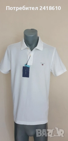 GANT Pique Cotton Size M НОВО! ОРИГИНАЛ! Мъжка Тениска!, снимка 10 - Тениски - 54971645