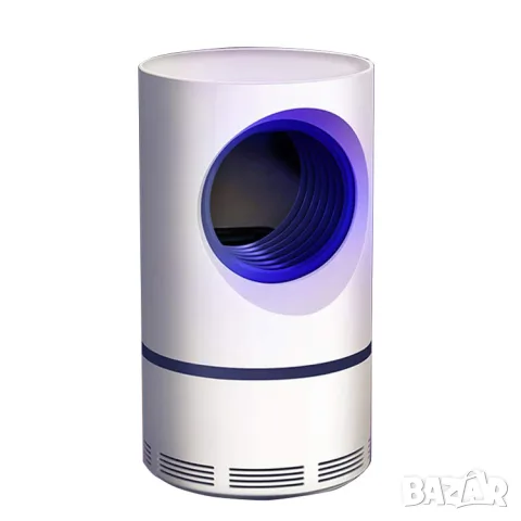 Лампа за комари капан за лов на комари лампа против комари USB UV лампа за убиване хващане на комари, снимка 3 - Настолни лампи - 55358329