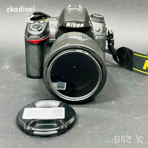 Фотоапарат с обектив NIKON - D7000 + NIKKOR 18-105, снимка 2 - Фотоапарати - 54061687