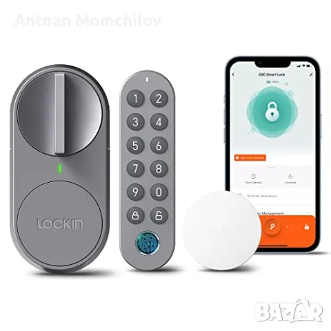 Smart ключалка Lockin G30 пръстов отпечатък Bluetooth парола глас