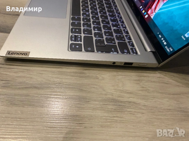 Lenovo Yoga Slim 7 Pro-Ryzen 7 5800H/16гб/512гб м.2 nvme/подсветка, снимка 8 - Лаптопи за работа - 53958224