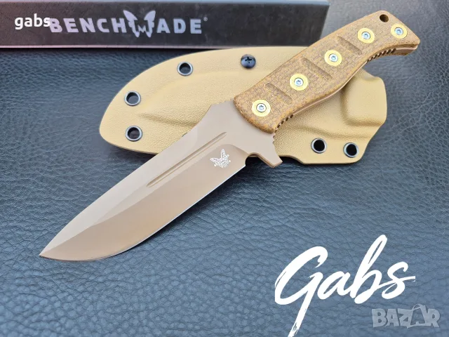 Нож Benchmade Fixed Adamas 375FE-1,Sibert Design,CPM CruWear ,фултанг