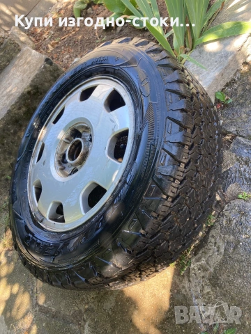 Гуми Офроуд Goodyear 205/70/15 с джанти Ауди 5х112, снимка 6 - Гуми и джанти - 55231714
