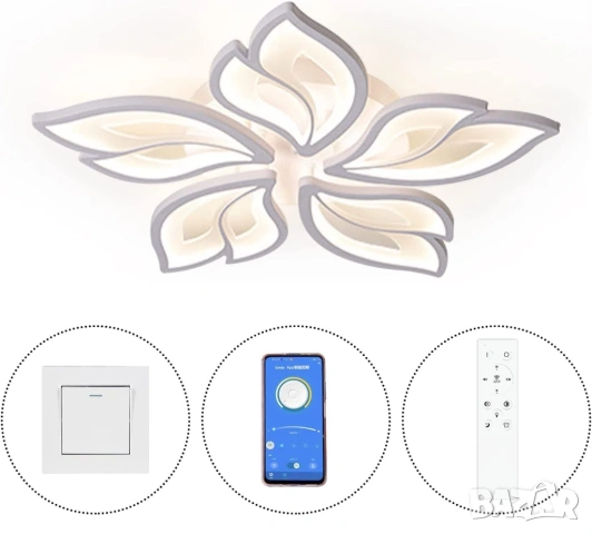 Smart LED Полилей 60W 4300 LM Димируем 3000-6000K, снимка 4 - Лед осветление - 54579242
