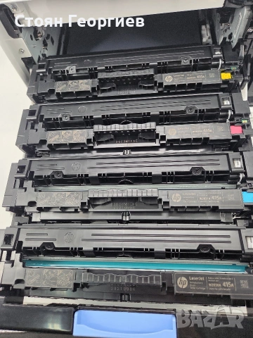 Лазерен цветен принтер HP LaserJet Pro, M454dw, Мрежа, Wireless, Duplex, A48 , снимка 4 - Принтери, копири, скенери - 54668283