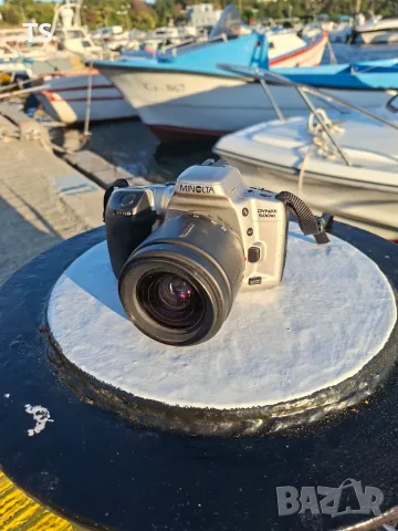 Лентов фотоапарат Minolta dynax 500si с обектив Tamron 28-80, снимка 4 - Фотоапарати - 55694110
