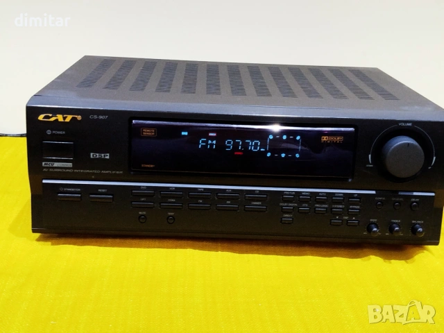 Интегриран усилвател CAT CS-907 , снимка 10 - Ресийвъри, усилватели, смесителни пултове - 54252015
