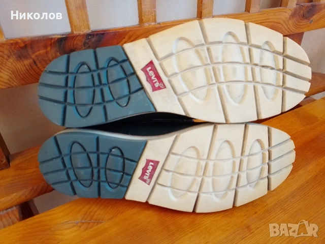 Боти Ест. кожа "Levis" "120€-92%=10€" Перфектни! №44 +Доставка!, снимка 2 - Мъжки боти - 54904219