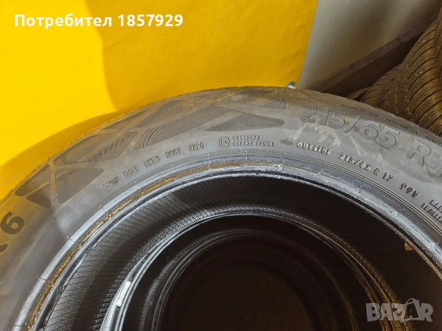 215/65R17 ленти Continental, снимка 7 - Гуми и джанти - 54219702