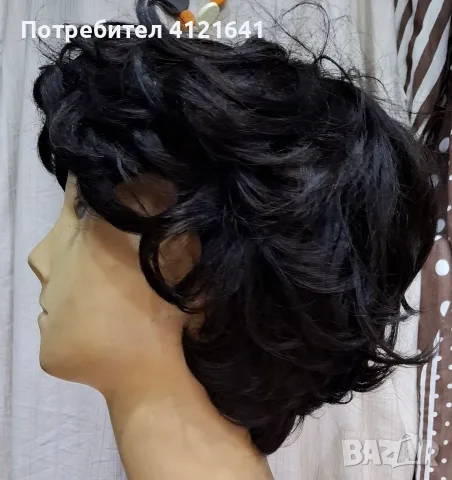 Перука кестенява, къса, нова, снимка 5 - Аксесоари за коса - 55295938