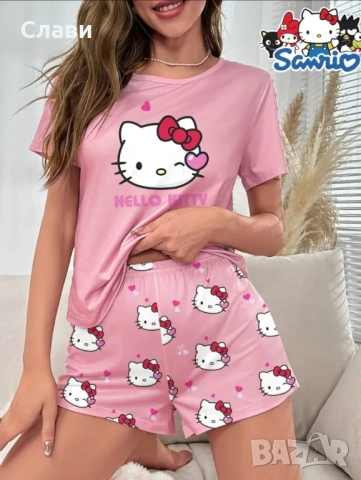 Пижама-комплект Hello Kitty , снимка 3 - Нощници - 54626362