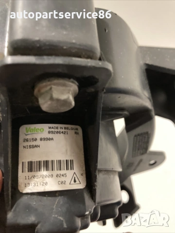 Предна дясна халогенна светлина Valeo за Nissan Qashqai 2.0 бензин (2010) 261508990A
